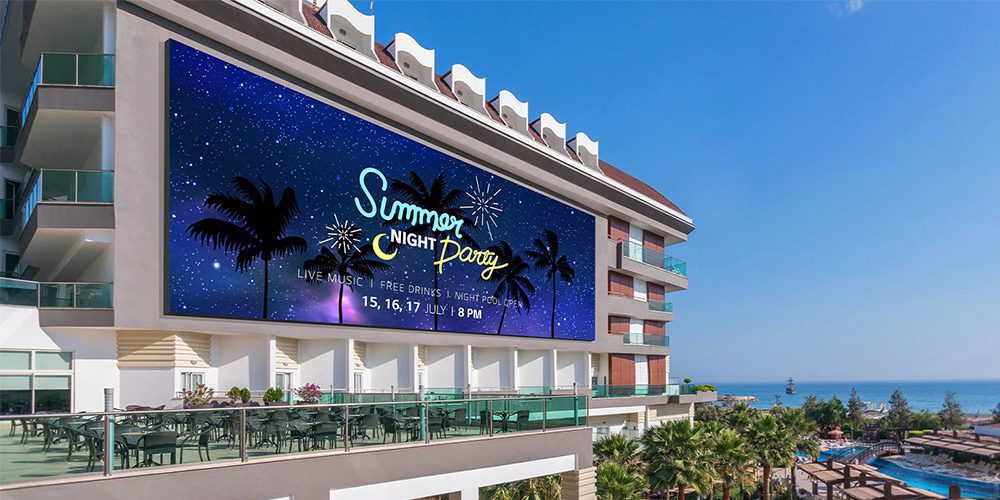 Large LED Display Size