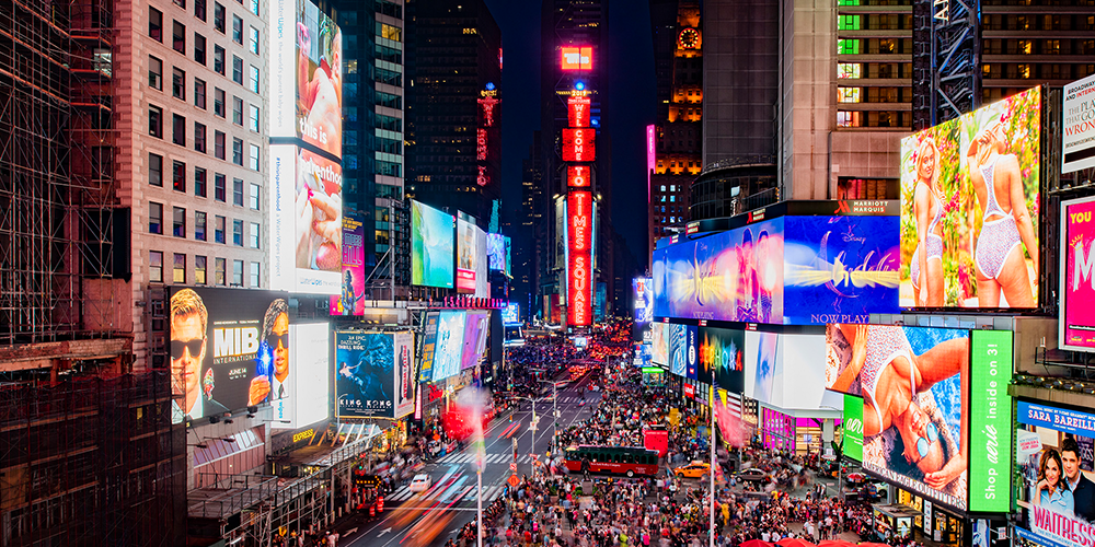 Times Square Displays New York City
